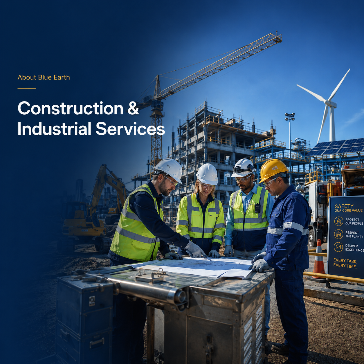 A professional construction and industrial services platform for demanding projects.
